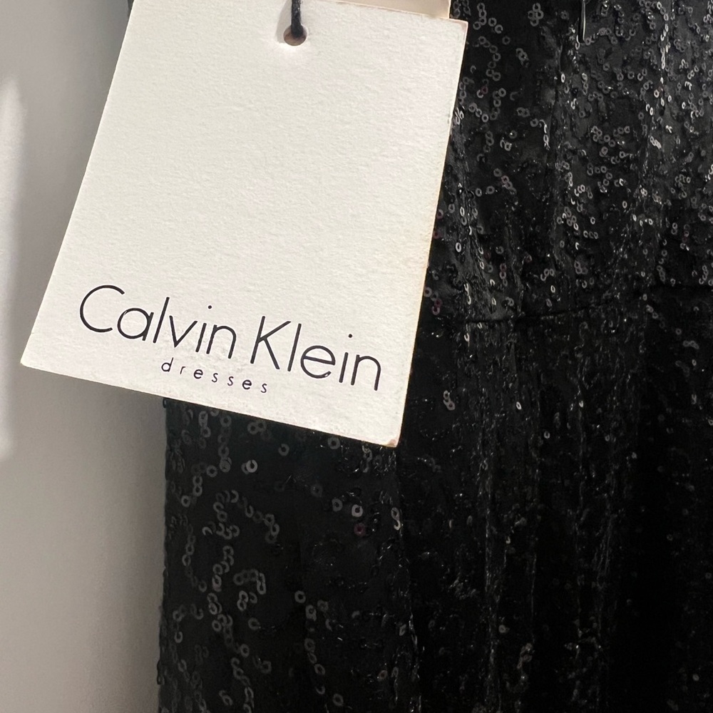 Calvin Klein Black Beaded Dress - Picture 3 of 5